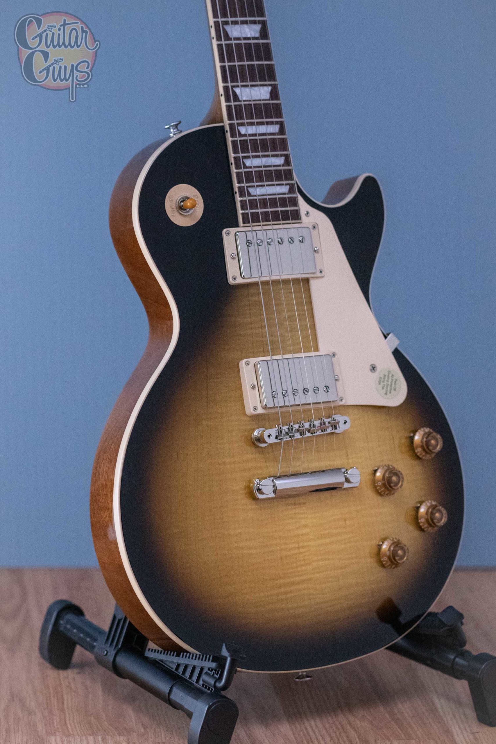 Gibson Les Paul Standard 50s Figured Top Tobacco Burst - Guitar Guys